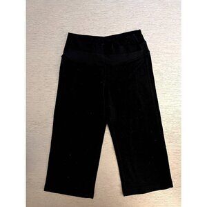 Lululemon Black Cropped Leggings Brand New Size 2 Women's Gym Yoga Inseam 15